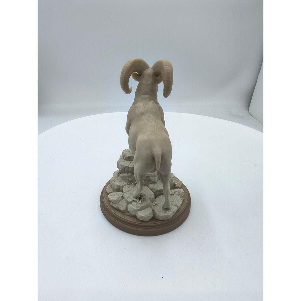 Bighorn Sheep Ram Figurine Wildlife Statue Mountain Animal Rustic Decor 4.5 Inch - Picture 2 of 7